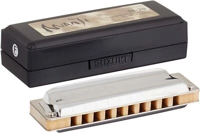 Suzuki Manji M-20 Harmonica NATURAL MINOR TUNED - AUTHORIZED USA DEALER