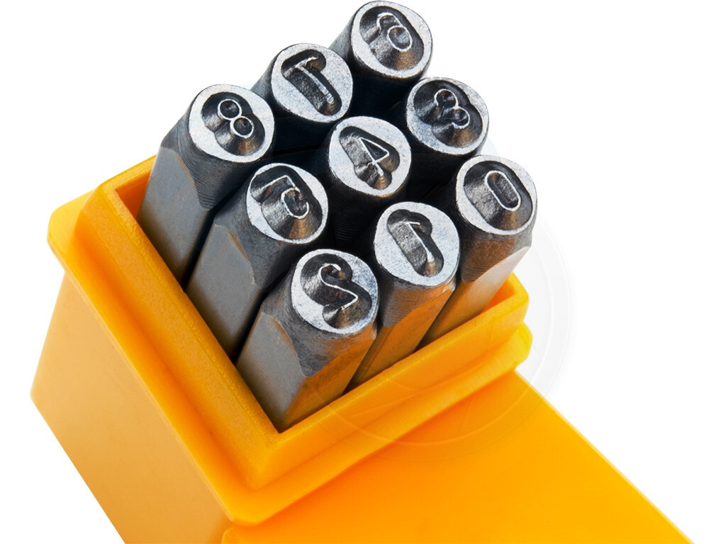 Steel Punch Stamp Die Set Metal Steel Tool Numbers 0 9 9Piece Set 3mm steel-punch-stamp-die-set-metal-steel-tool-numbers-0-9-9piece-set-3mm