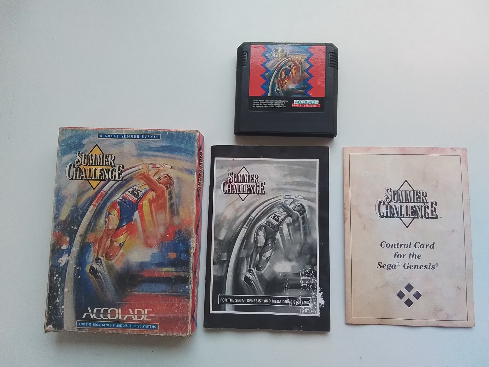 Summer Challenge Complet sur SEGA Megadrive !!!!