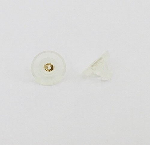 Black Cultured Pearl 6 - 6.5 mm With Solid 14K Yellow Gold Stud Earrings NEW - Picture 9 of 9