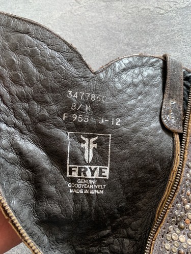 Frye Deborah Studded Tall Western Women Boot size 8 - Picture 12 of 19