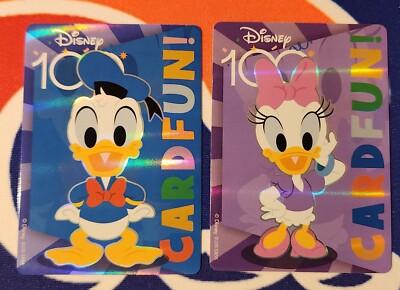 2023 Card Fun! Disney 100 Donald and Daisy Duck Rainbow Card