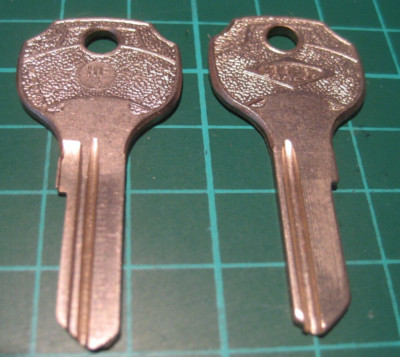 Oldtimer Borgward, Ford, VW - Schlüsselrohling Errebi HF 6, HUF Profil SX 1-240