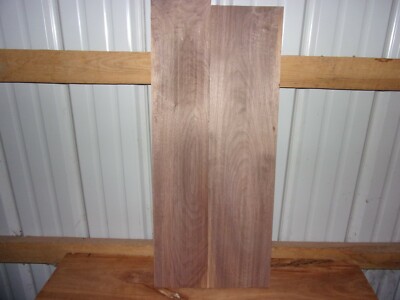 2 PC WALNUT LUMBER WOOD KILN DRIED BOARDS 15/16'' & 7/8'' THICK LOT 141P