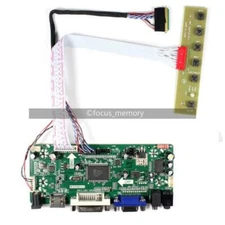HDMI+DVI+VGA LCD Control Driver Board 1366x768 Kit for LTN156AT37-L02 LED Screen