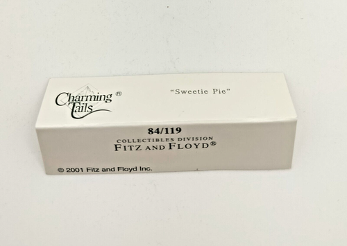 VTG 2001 Charming Tails Figurine "Sweetie Pie" 84/119 Fitz & Floyd w/Box & Tag - Picture 8 of 8
