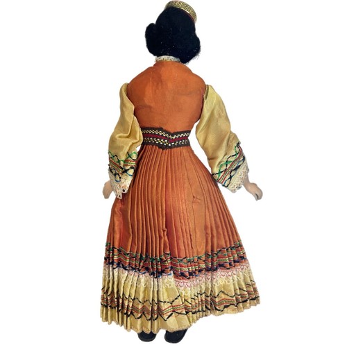 Evelt Trikeri 13.5” Traditional Greek Doll Made In Greece Vintage No Box - Picture 3 of 5