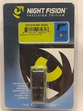 Night Fision Perfect Dot Tritium Front Night Sight Set, CZU-076-007-OGZG