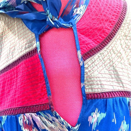 Lux by Urban Outfitters Silk & Cotton Boho Dress - Picture 4 of 7