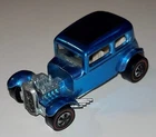 Vintage 1968 Hot Wheels Redlines Mattel Classic '32 Ford Vicky w/Button - CLEAN
