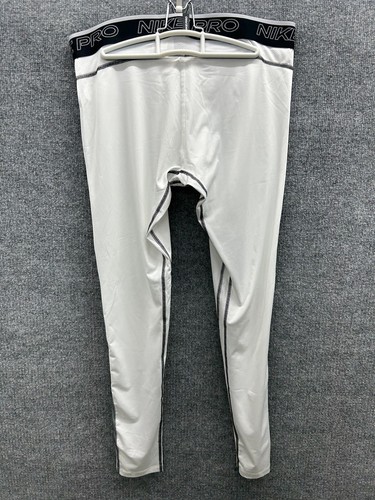 Neu mit Etikett Nike Pro Dri-FIT Herren Trainingshose weiß DD1913-100 Größe XXL - Bild 3 von 6