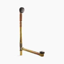 Kohler K-7265-2BZ Clearflo Brass toe tap bath drain oil rubbed bronze ORB