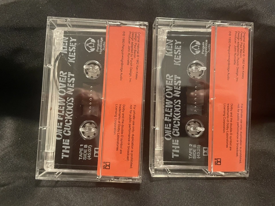Ken Kesey "One Flew Over The Cuckoos Nest" 2 Cassette Penguin Audio Book - Image 2 of 4