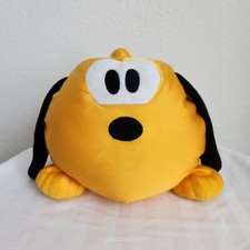 Pluto Round Plush Bean Bag Disney World Disneyland Stuffed Animal Ball Yellow