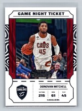 Donovan Mitchell 2022-23 Panini Contenders Game Night Ticket #19 NBA Cavaliers