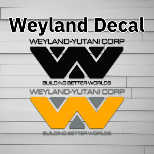 Weyland-Yutani Corp Vinyl Decal (alien, Weyland) (for Car laptop window tumbler)
