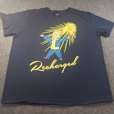 Fallout Game T-Shirt Men's 3XL Vault Boy Recharged Loot Crate Exclusive Tee