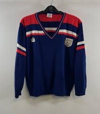 England Knitwear Football Sweatshirt 1982 Adults Large Admiral F75