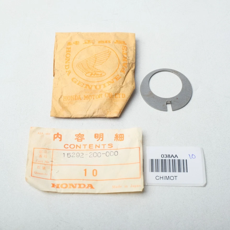 Lavadora lateral de varilla de bomba de aceite OEM Honda CA95 CB92 CL125 A SS125 A Foto 2 de 4