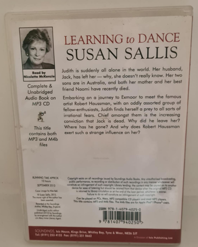 Learning to Dance by Susan Sallis Audio Book Unabridged Ex-library - Picture 6 of 6