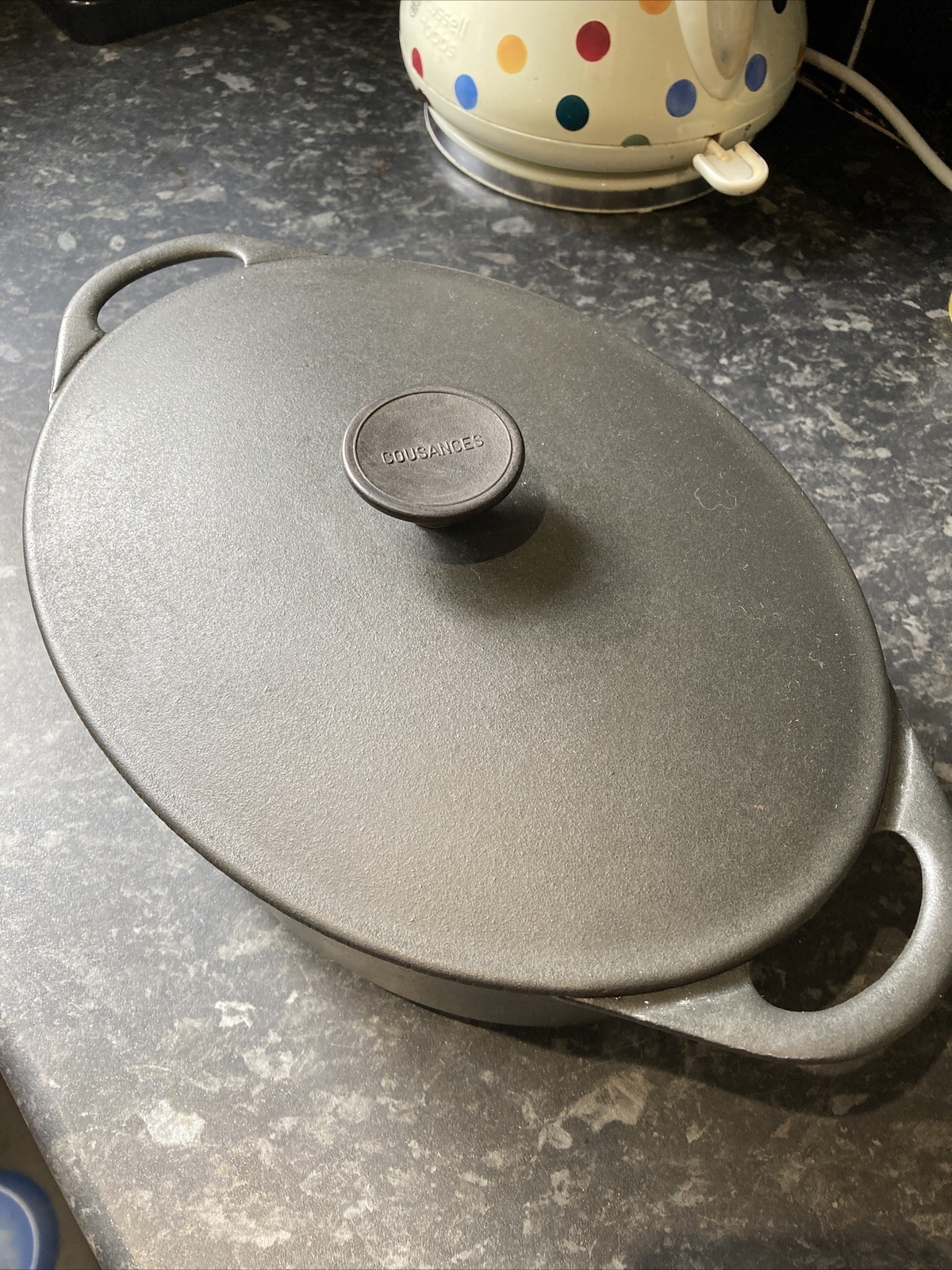 Cousances oval cast iron casserole dish like Le Creuset eBay