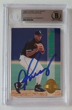 Alex Rodriguez SIGNED 1993 Classic 4 Sport #260 RC Rookie BGS BAS Authentic