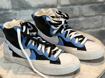 Nike Blazer Mid x Sacai Black Blue 2019 brand new sneakers - Size