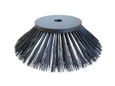 Seitenbesen passend f&uuml;r Cleancraft AUKM 800 - Poly 1,0 glatt schwarz