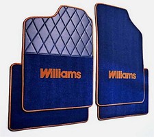 Fußmatten Teppich Satz Clio Williams in Schlingenmaterial mit Absatzschoner