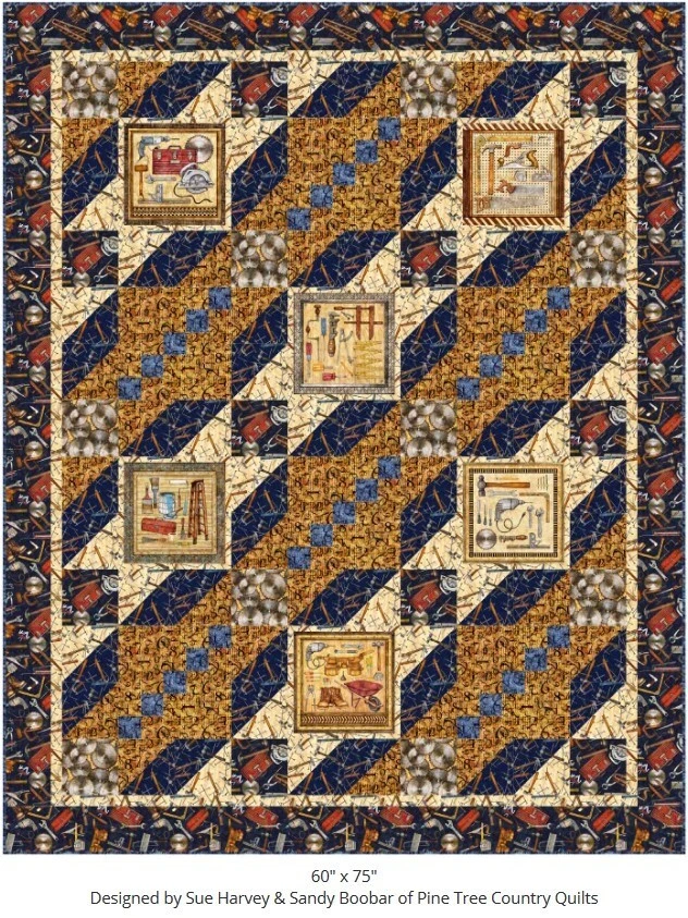 Tesoros acolchados - Medida dos veces - Números - Oro, tela por comprar Foto 4 de 4