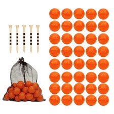 40 Pack Foam Golf Practice Balls - Realistic Feel, Limited Flight for Indoor/Out