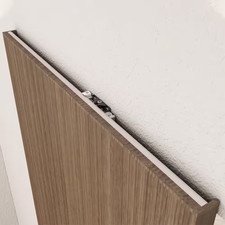 39 In. Soft Close and Open Interior Hidden Track Sliding Barn Door Hardware Set-