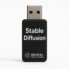 Stable Diffusion AI Image Generation USB Stick – Full GUI, Local &Uncensored Art