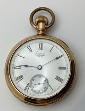 1887-88 Waltham Riverside 16s Model 1872 15J Gold Filled Pocket Watch RUNS