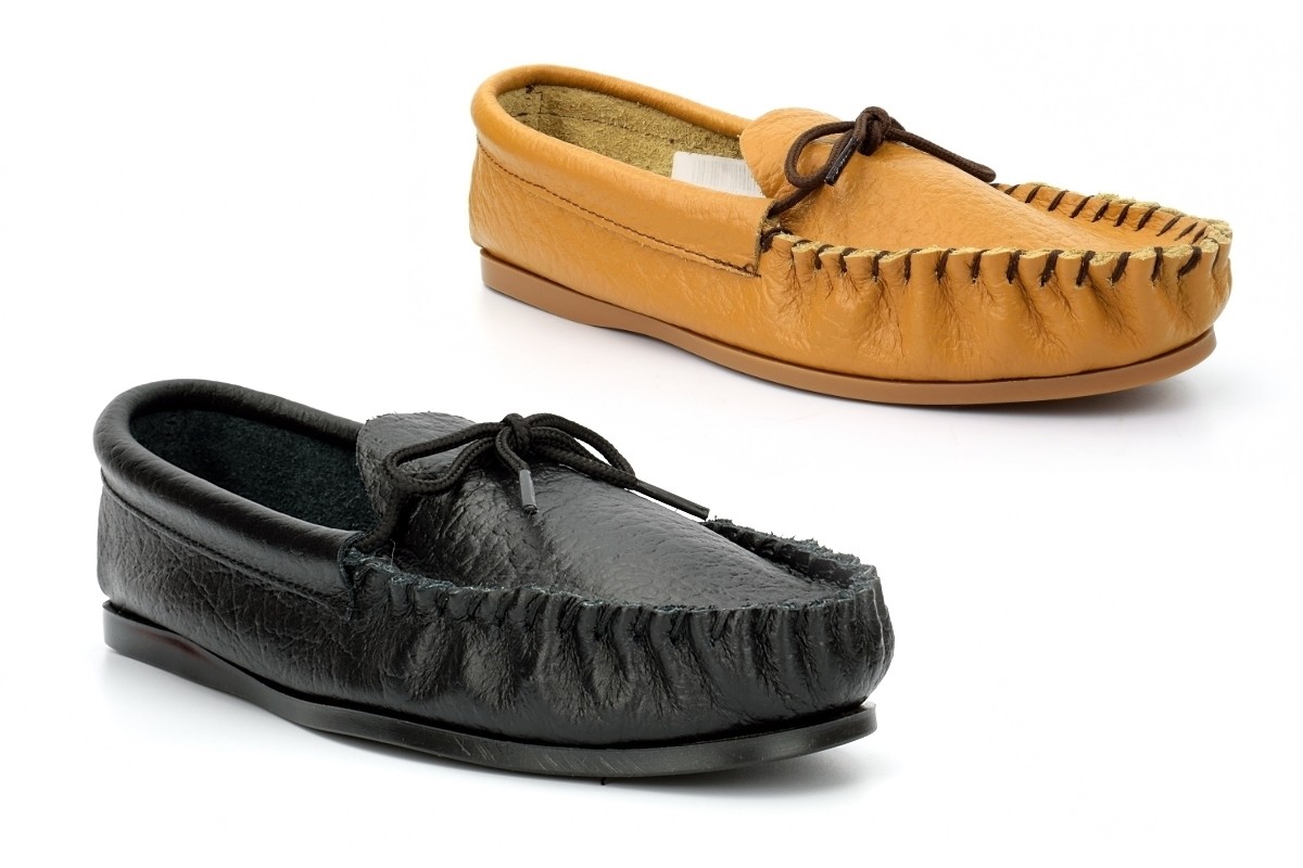 SAOLA Mocassino uomo pantofole in pelle ciabatte da uomo morbide tomaia in pelle suola esterna