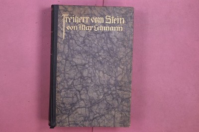 349250 Max Lehmann FREIHERR VOM STEIN S. Hirzel HC