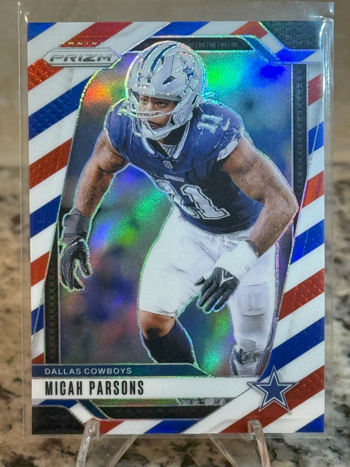 Micah Parsons Red White Blue #77