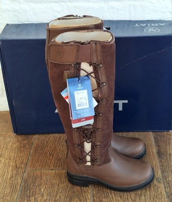 ARIAT GRASMERE WATERPROOF RIDING BOOTS UK EU Height Med
