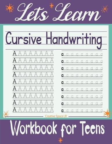 Creative Space Let's Learn Cursive Handwriting Workbook (Paperback) (UK ...