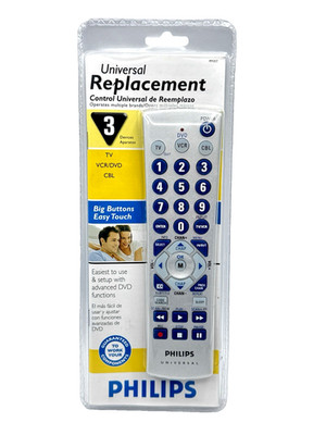 Philips Universal Remote Control PM3ST  Replacement TV Cable DVD VCR