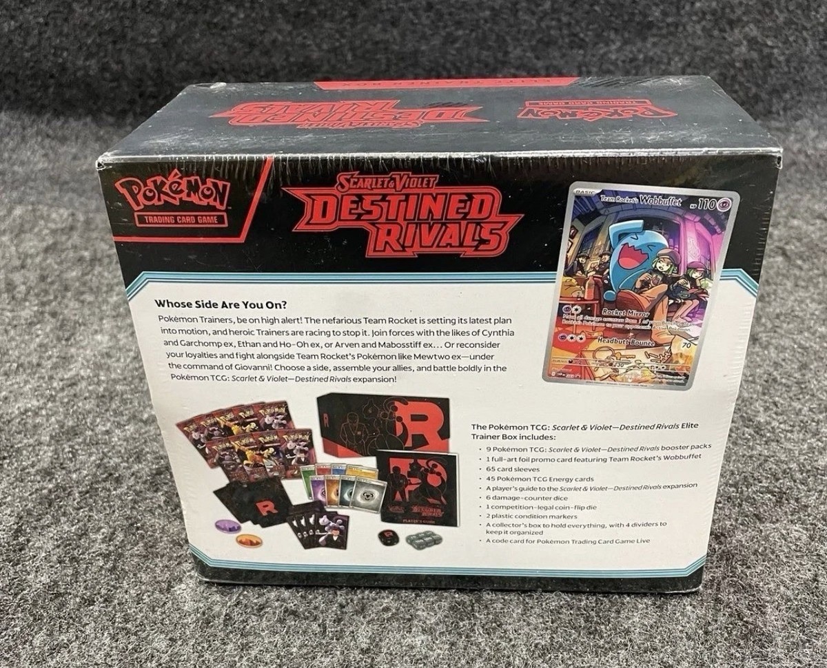 Pokémon Destined Rivals Elite Trainer Box Factory Sealed | eBay