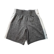 Adidas Shorts Boys S 8 Gray AG10183 Athletic Space Dye Mesh Side Panels