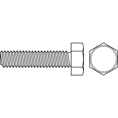 GRAINGER APPROVED MHFI-1002000US-100P Hex MS,#10-32,Zinc Plated,2''L,100PK 22A702