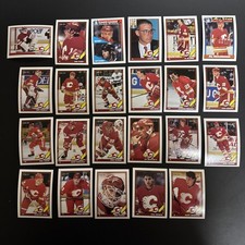 1991-92 O-Pee-Chee Hockey Team Set - Calgary Flames 23 cards
