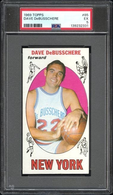 (A3) 1969-70 Topps Dave DeBusschere RC HOF #85 PSA 5 EX ROOKIE