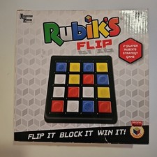 Rubik's Flip 2 Player Strategy Board Game University Games Complete