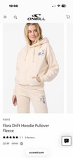 o  neill flora drift hoodie cream small
