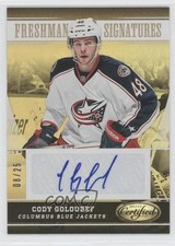 2012-13 Certified Freshman Signatures Mirror Gold 8/25 Cody Goloubef #164 0c2