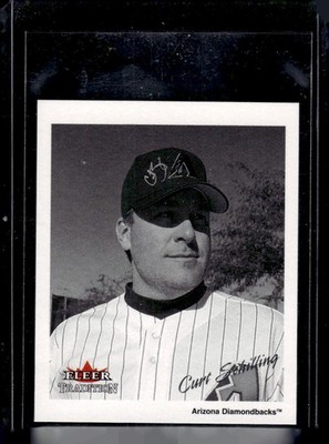 2003 Fleer Tradition Black-White Goudey #6 Curt Schilling SERIAL # 0261/1936