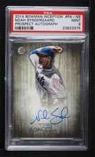 2014 Bowman Inception Prospect Auto Noah Syndergaard #PA-NS PSA 9 MINT Auto g1z